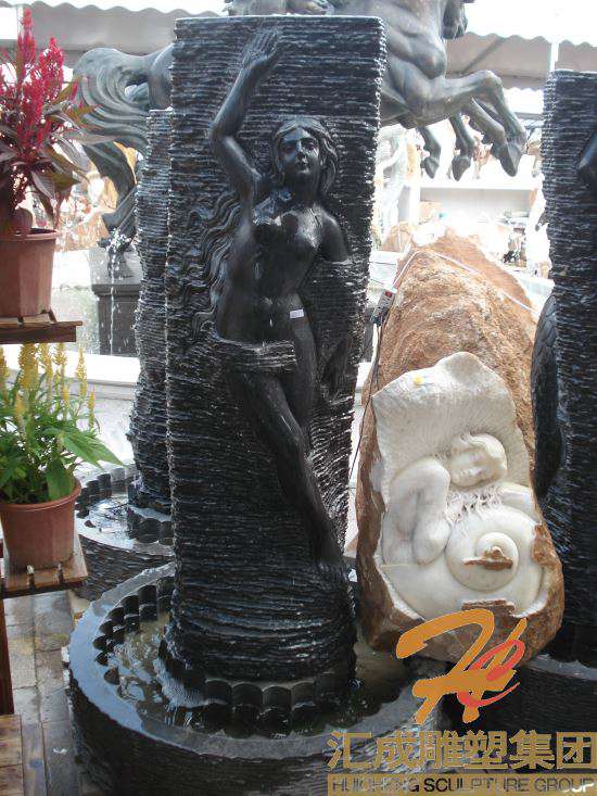 石雕噴泉