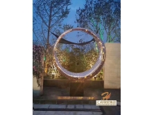 不銹鋼透光雕塑