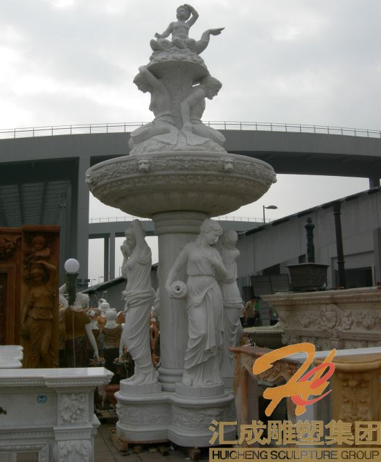 石雕噴泉