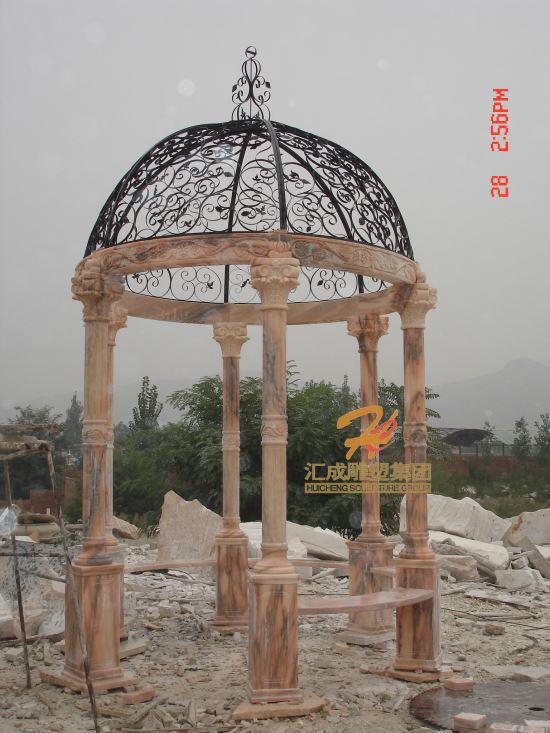 石雕涼亭