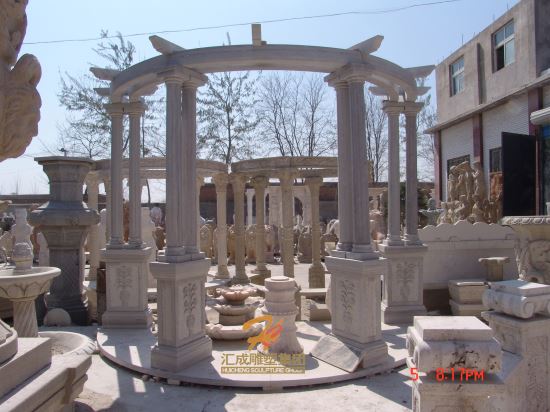 石雕涼亭